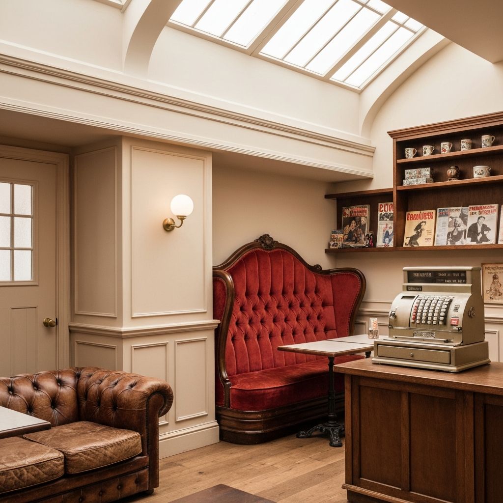 Vintage Café Workspace